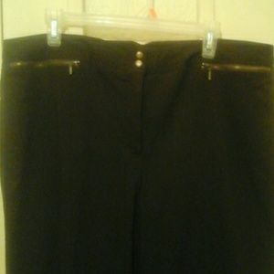 Delia Collection  Pants, Brown, 18W